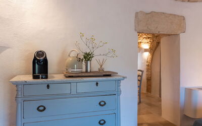 Masseria le Monache: Camera da letto, Dettagli della stanza, Primavera