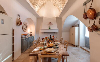 Masseria le Monache: Cibo, Cucina, Primavera, Sala da pranzo, Vista Panoramica