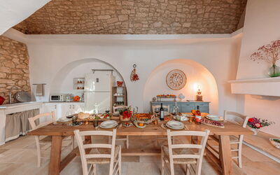 Masseria le Monache: Cibo, Cucina, Primavera, Sala da pranzo, Vista Panoramica