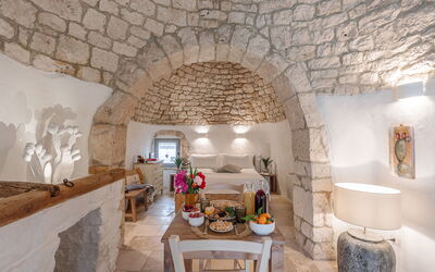 Masseria le Monache: Camera da letto, Cibo, Dettagli della stanza, Primavera, Vista Panoramica