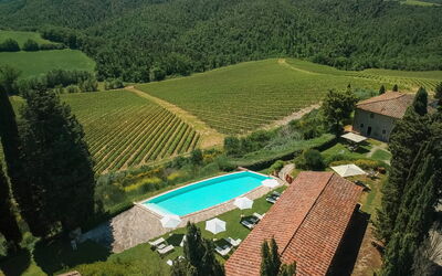Villa Montecarulli in San Gimignano Private Pool: Automne, bassin, Été, Printemps