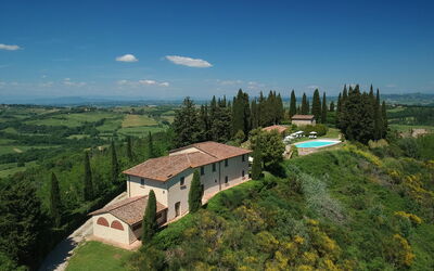 Villa Montecarulli in San Gimignano Private Pool: Automne, Été, Printemps, Vues