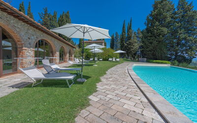 Villa Montecarulli in San Gimignano Private Pool: Automne, bassin, Été, Printemps