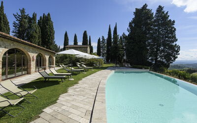 Villa Montecarulli in San Gimignano Private Pool: Automne, bassin, Été, Printemps
