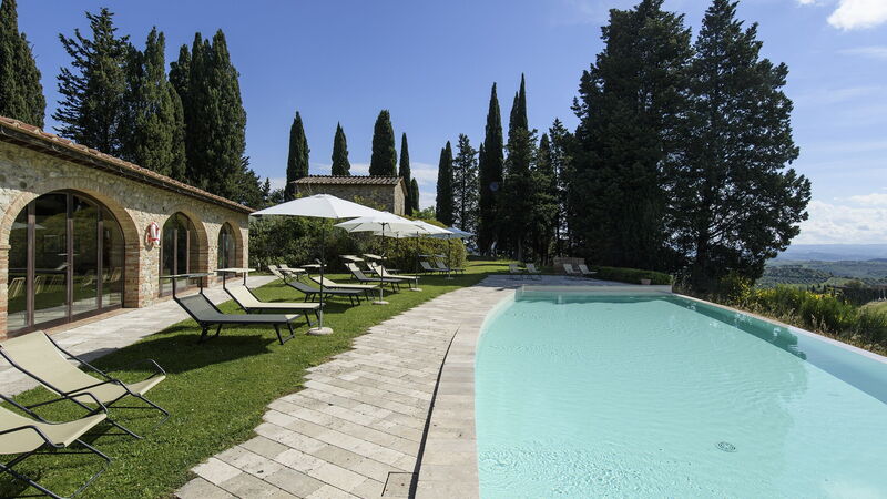 Villa Montecarulli in San Gimignano Private Pool
