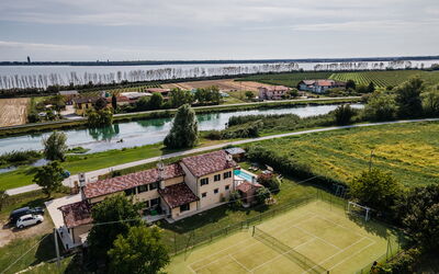 Villa Tania, Pool, Garden, Wifi, Jesolo: Autunno, Estate, Primavera, Vista Panoramica