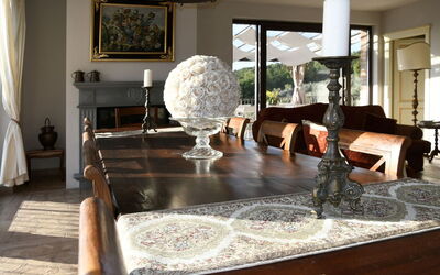 Villa Torresassa: Salle à manger, Salon