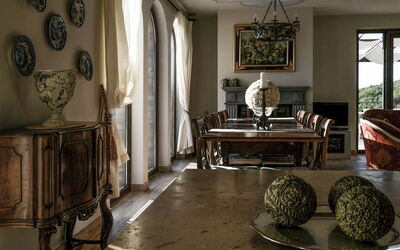 Villa Torresassa: Salle à manger, Salon