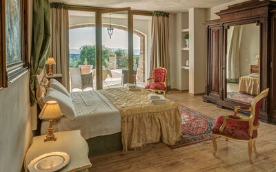 Villa Torresassa: chambre à coucher