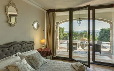 Villa Torresassa: chambre à coucher