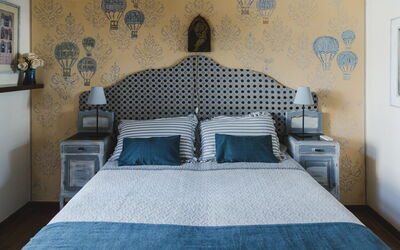 Villa Vernazza: chambre à coucher