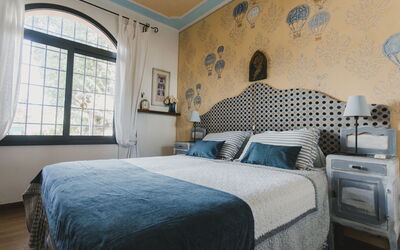 Villa Vernazza: chambre à coucher