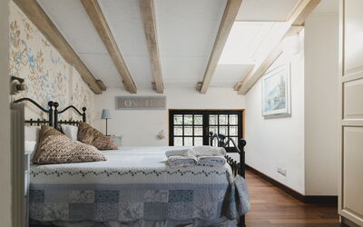 Villa Vernazza: chambre à coucher