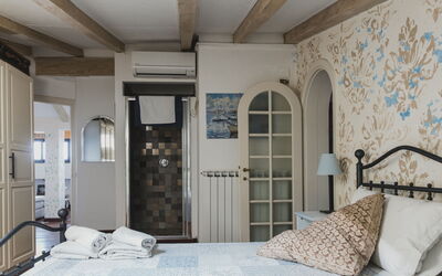 Villa Vernazza: chambre à coucher