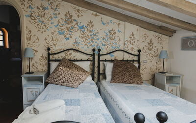 Villa Vernazza: chambre à coucher