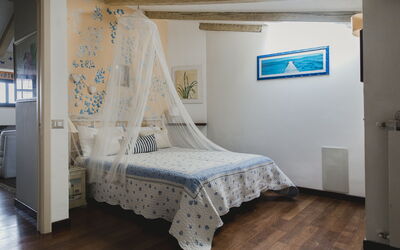 Villa Vernazza: chambre à coucher