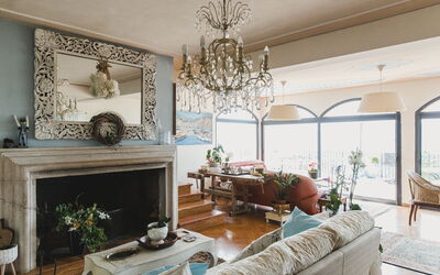 Villa Vernazza: Principale, Salon