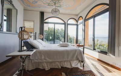 Villa Vernazza: chambre à coucher