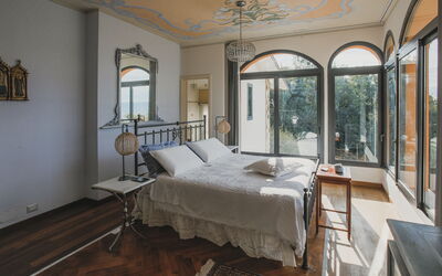 Villa Vernazza: chambre à coucher