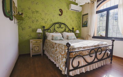 Villa Vernazza: chambre à coucher