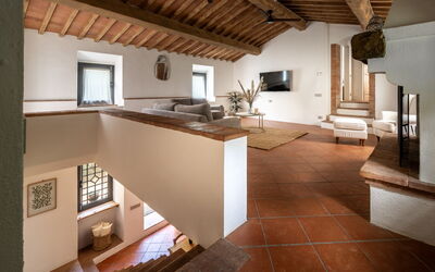 Montaione Country House Amarrante, Pool, Ac: Herfst, Lente, Woonkamer, Zomer