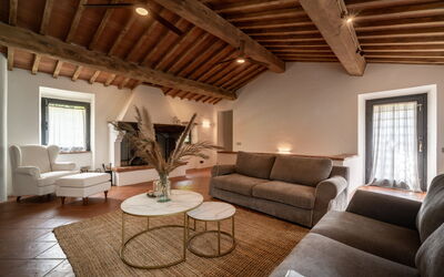 Montaione Country House Amarrante, Pool, Ac: Herfst, Lente, Woonkamer, Zomer