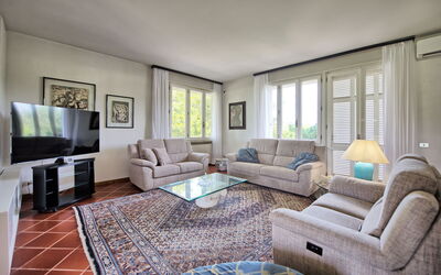 Villa Adriana: Woonkamer