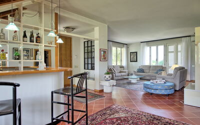 Villa Adriana: Woonkamer