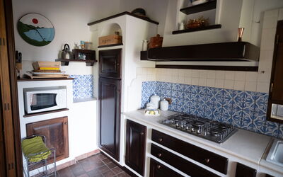 Villa Catritti: Bathroom, Kitchen