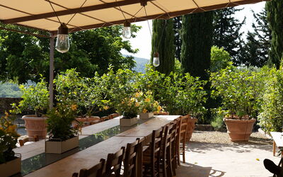 Il Casolese Vignamaggio, Private Pool, Nature, Gre: Autumn, Balcony / Terrace / Patio, Scenic View, Spring, Summer, Winter