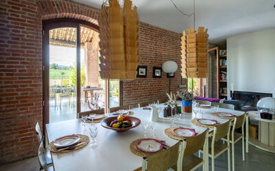 Villa Poggio Zucchino, Pool, Wellness, Piacenza: Automne, Été, Printemps, Salle à manger