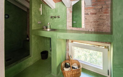 Villa Poggio Zucchino: Automne, Été, Printemps, Salle de bain