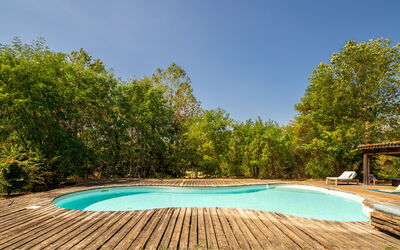 Villa Poggio Zucchino: Automne, bassin, Été, Printemps