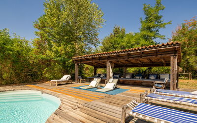 Villa Poggio Zucchino: Automne, bassin, Été, Printemps