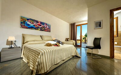 Villa la Musa: chambre à coucher