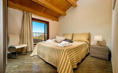 Villa la Musa: chambre à coucher