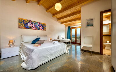 Villa la Musa: chambre à coucher