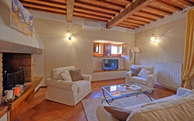 Villa Dorata: Woonkamer