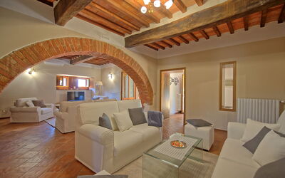 Villa Dorata: Woonkamer