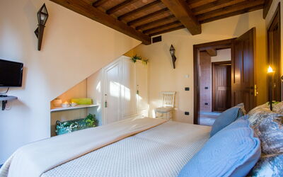 Villa Peccioli: Camera da letto