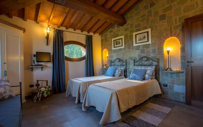 Villa Peccioli: Camera da letto