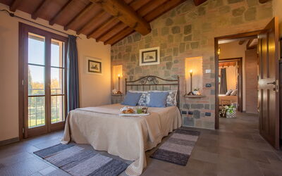 Villa Peccioli: Camera da letto