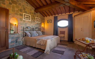 Villa Peccioli: Camera da letto