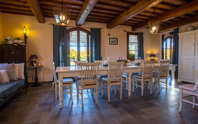 Villa Peccioli: Sala da pranzo