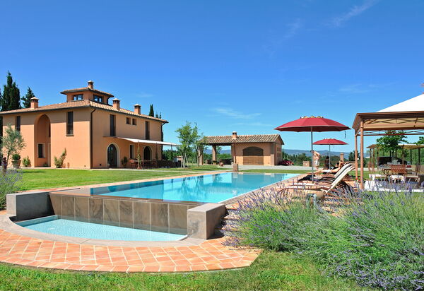 Villa Peccioli: Building Exterior, Garden, Pool