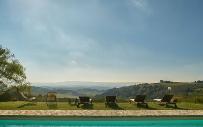 La Novellina – Private Pool Villa in Chianti, Tusc: Novellina family  Villa in the Chianti Countryside, Tuscany pool and view