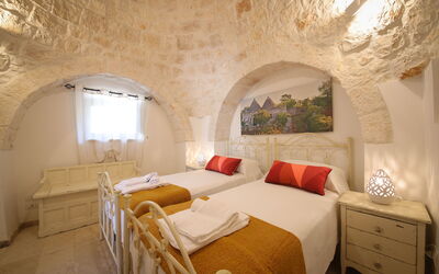 Trulli Il Carrubo: Automne, chambre à coucher, Été, Printemps