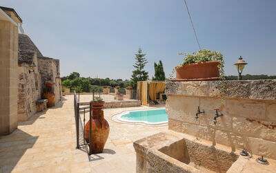 Trulli Retreat, Pool, Locorotondo: Automne, bassin, Été, Printemps