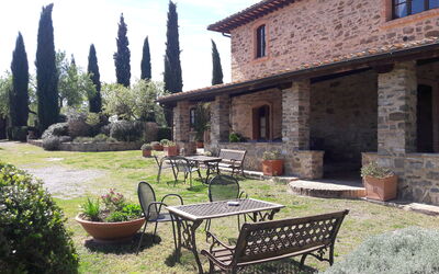 Podere Peteglia: all'aperto, Balcone / Terrazza / Patio, Esterni, Giardino