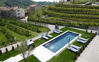 Villa Valdobbiadene Pool Spa: Herfst, Lente, Zomer, zwembad